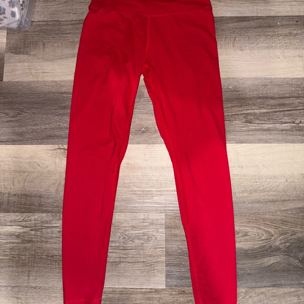 Women's Vibrant Red Leggings